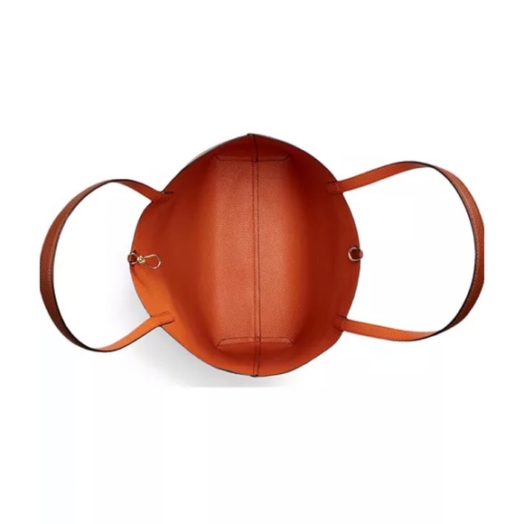 Sold!❣️ Lauren Ralph Lauren Large Reversible Pebbled-Faux Leather Tote Bag NWT - Picture 6 of 15